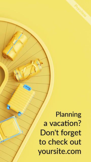 Plan a Vaction Video Template