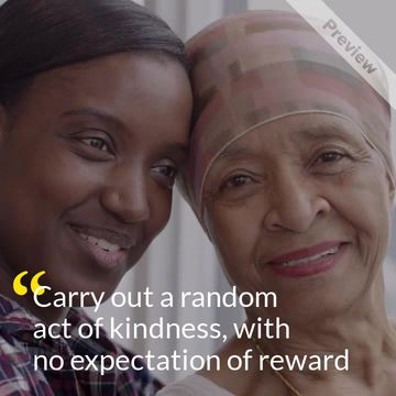 Act of Kindness Video Template