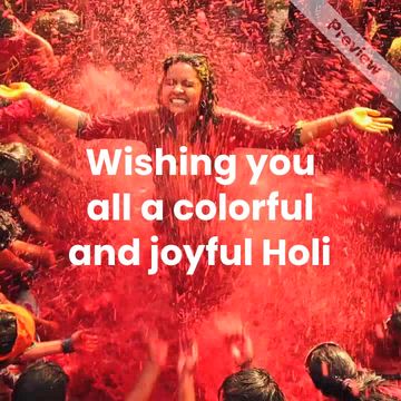 Happy Holi Video Template
