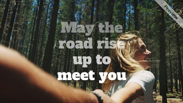 Irish Blessing Video Template