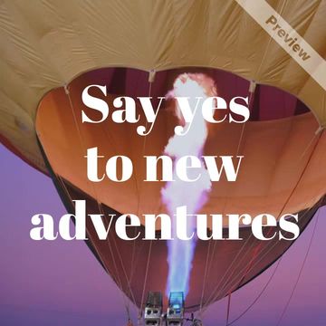 #HotAirBalloonDay Video Template