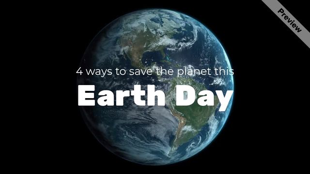 Earth Day | Listicle Video Template