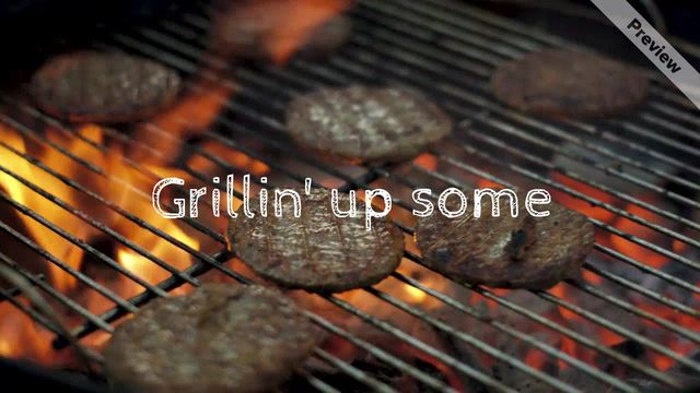 Grillin' up Video Template