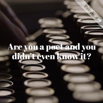 Bad Poetry Video Template