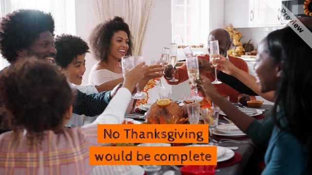 Thanksgiving Eve Video Template