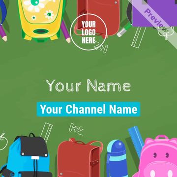 YouTube Intro - Kids Education Video Template