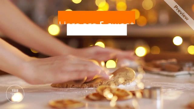 Gingerbread House Day  Video Template