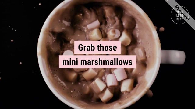 National Hot Chocolate Day Video Template