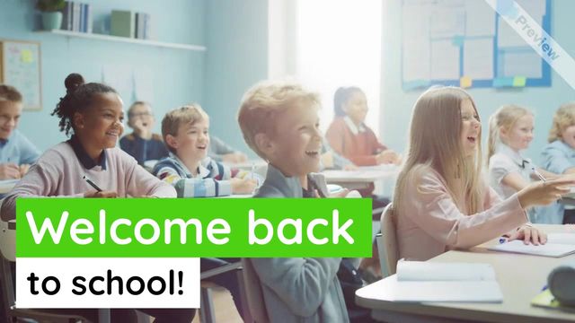 Welcome Back | Slideshow Video Template