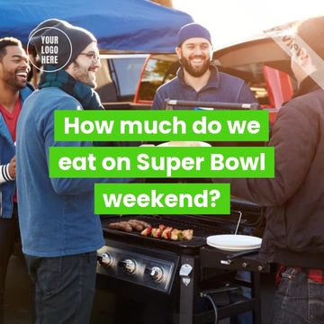 🏈 Game Day Food Facts Video Template