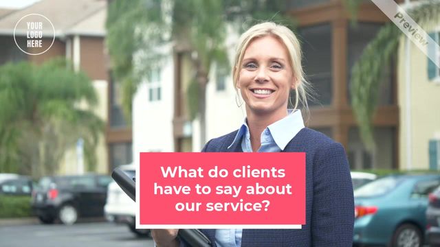 Testimonial | Real Estate Video Template