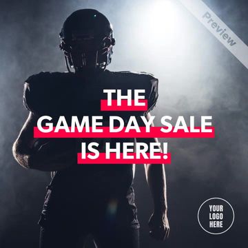 🏈 Game Day Sale Video Template
