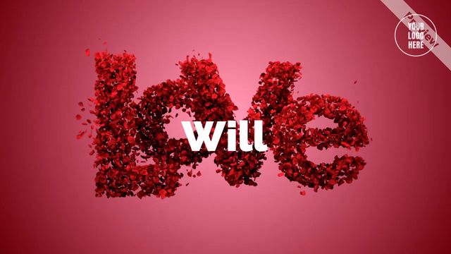 💖 Be Our Valentine Video Template