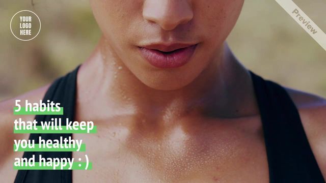 Better Health Habits Video Template