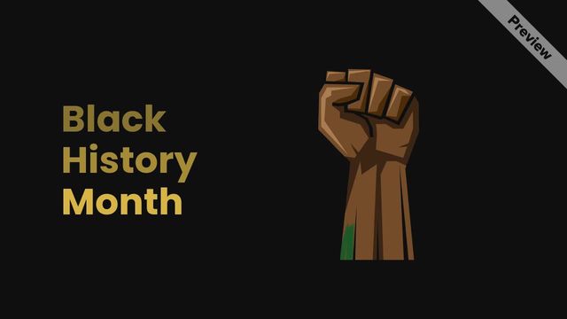 Black History Month | Jack Johnson Video Template