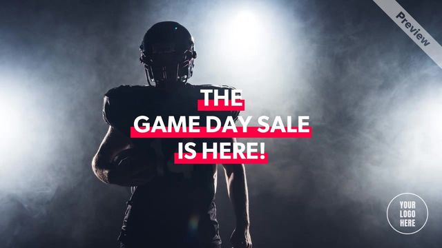 🏈 Game Day Sale Video Template