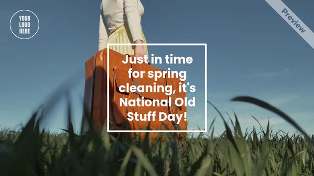Old Stuff Day Video Template