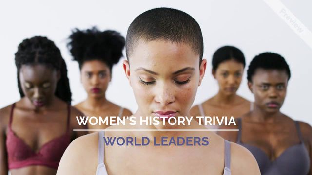 Women's Trivia | World Leaders Video Template
