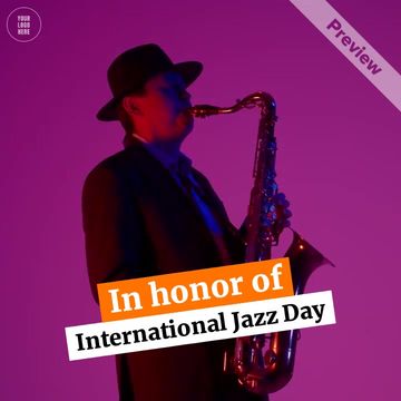 International Jazz Day Video Template