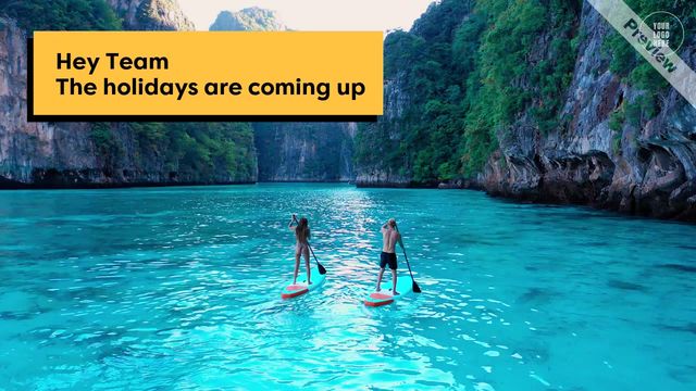 Asking for Vacation Time | HR Video Template