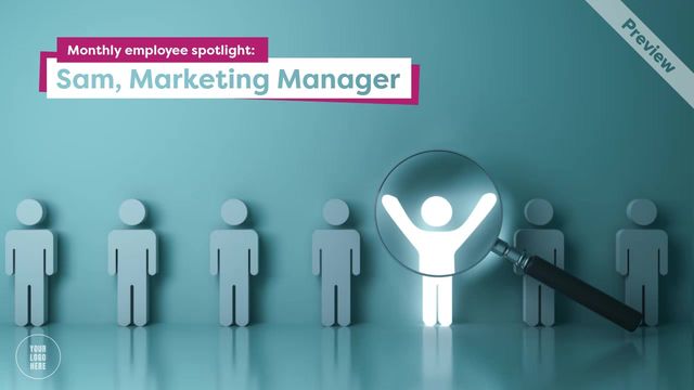 Employee Spotlight  Video Template