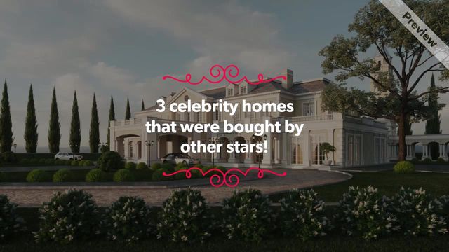 Celebrity Home Swapping Video Template