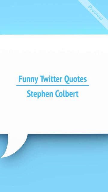 Funny Tweets  | Stephen colbert Video Template