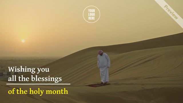 Ramadan Blessings Video Template