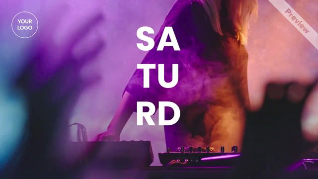 Groove Party Invite  Video Template