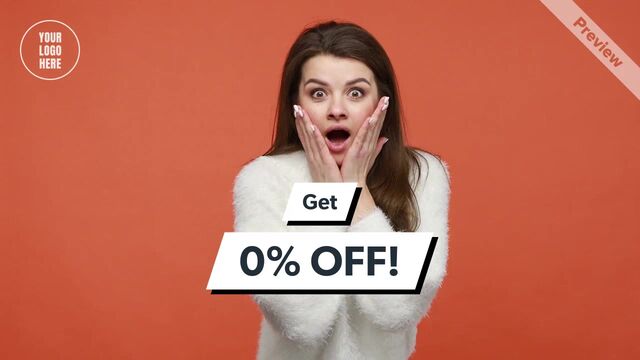 April Fool's 0% Off Video Template
