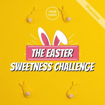 Easter Sweetness Challenge Video Template