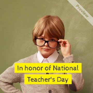 Teacher's Day Video Template