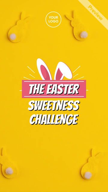 Easter Sweetness Challenge Video Template