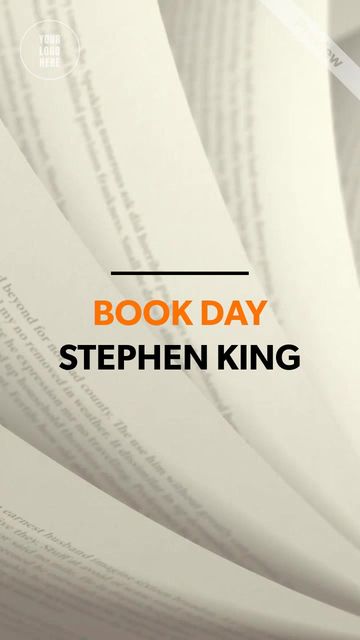 Book Day | Stephen King Video Template