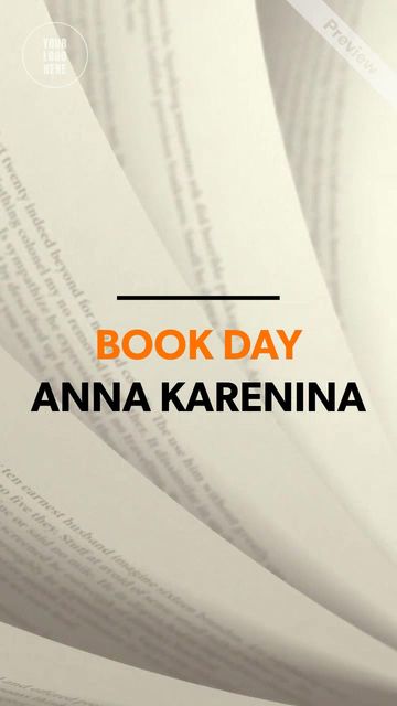 Book Day | Ana Karenina Video Template