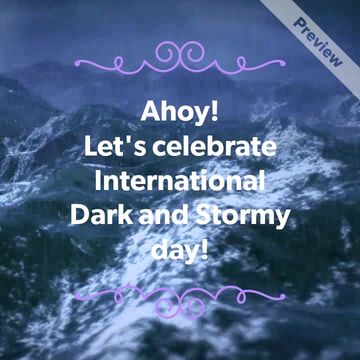 Dark and Stormy Day Video Template