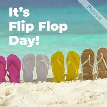 Flip Flop Day Video Template