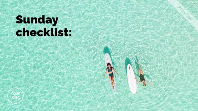 #SundayVibes Summer Video Template