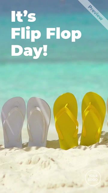 Flip Flop Day Video Template