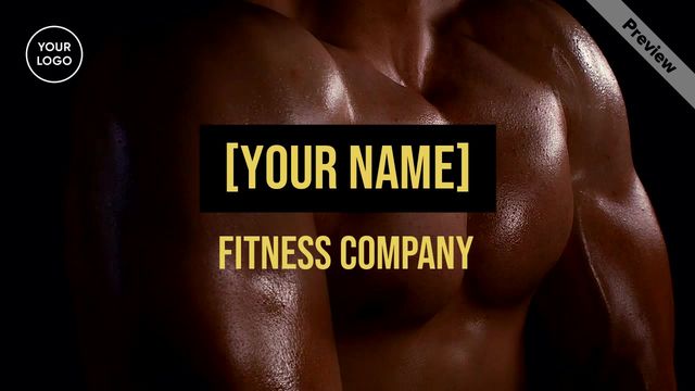 Fitness Company Video Template