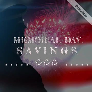 Memorial Day Discount  Video Template