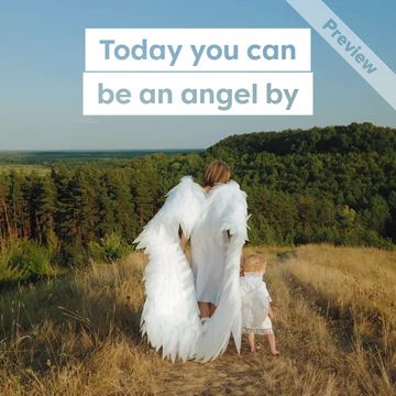 Be an Angel Day | Aug 22 Video Template