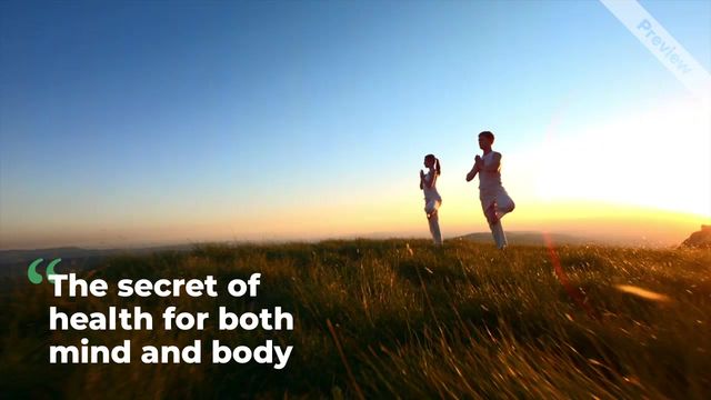 #WellnessWednesday | The Secret of Health Video Template