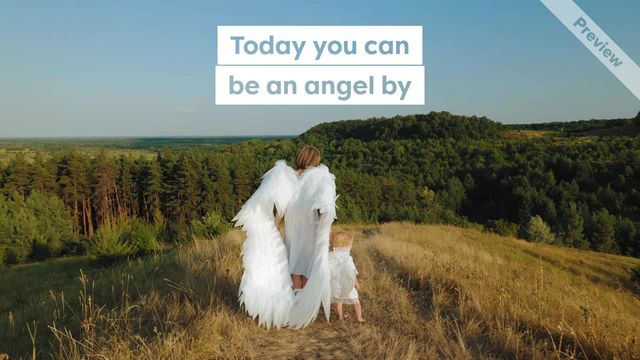 Be an Angel Day | Aug 22 Video Template