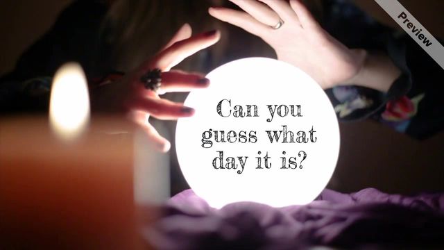 Psychic Day | Aug 7 Video Template