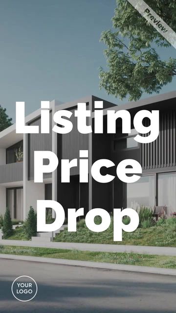 Real Estate | Listing Price Drop Video Template