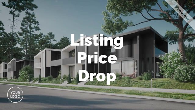 Real Estate | Listing Price Drop Video Template