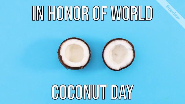 Coconut Day Video Template
