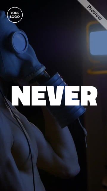 Never Stop Training Video Template