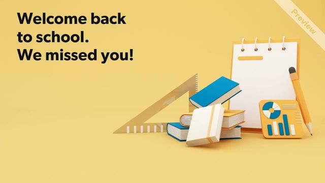 Welcome Back to School Video Template